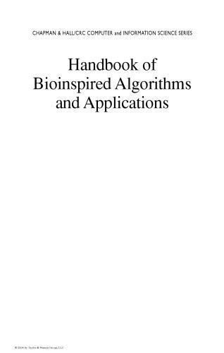خرید و دانلود نسخه کامل کتاب Handbook of Bioinspired Algorithms and Applications (Chapman & Hall CRC Computer & Information Science Series)