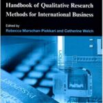 خرید و دانلود نسخه کامل کتاب Handbook of Qualitative Research Methods for International Business