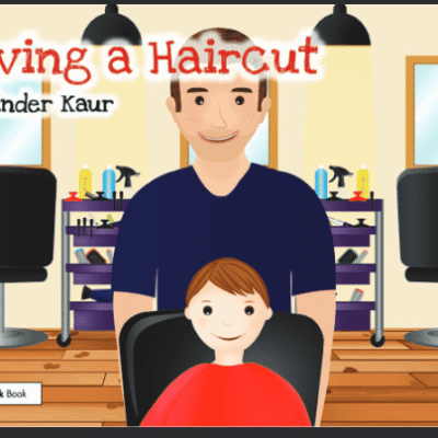 خرید و دانلود نسخه کامل کتاب Having a Haircut by kulvinder kaur – PDF