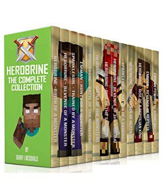 خرید و دانلود نسخه کامل کتاب Herobrine – The Complete Collection (17 Books In 1 Boxset) –  +  PDF
