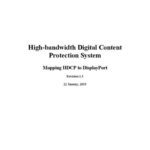 خرید و دانلود نسخه کامل کتاب High-bandwidth Digital Content Protection System: Mapping HDCP to DisplayPort: Revision 2.3