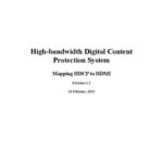 خرید و دانلود نسخه کامل کتاب High-Bandwidth Digital Content Protection System: Mapping HDCP to HDMI: Revision 2.3