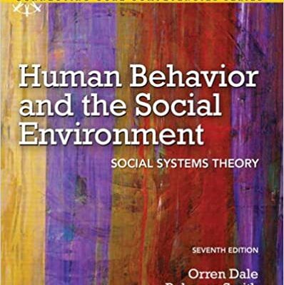 خرید و دانلود نسخه کامل کتاب Human Behavior and the Social Environment: Social Systems Theory (7th Edition) –  Pdf