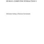 خرید و دانلود نسخه کامل کتاب Information Seeking in Electronic Environments