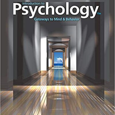 خرید و دانلود نسخه کامل کتاب Introduction to Psychology: Gateways to Mind and Behavior (15th Edition) [2019] –  PDF