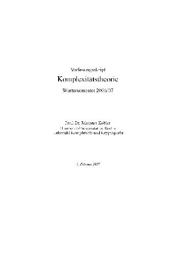 خرید و دانلود نسخه کامل کتاب Komplexitaetstheorie 007_6861023de8ed6.jpeg خرید و دانلود نسخه کامل کتاب Komplexitaetstheorie 007