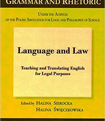 خرید و دانلود نسخه کامل کتاب Language and law