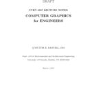 خرید و دانلود نسخه کامل کتاب Lecture notes on Computer Graphics for Engineers