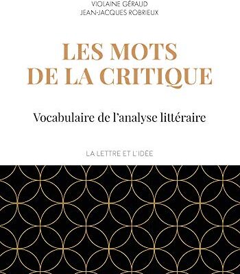 خرید و دانلود نسخه کامل کتاب Les mots de la critique : Vocabulaire de l’analyse littéraire (culture ge t. 1) –  PDF