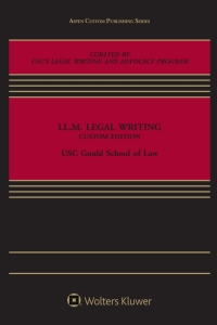 خرید و دانلود نسخه کامل کتاب LL.M. Legal Writing (Custom Edition) – pdf