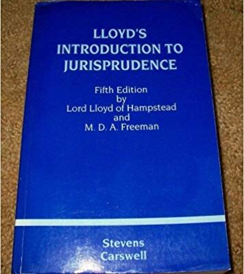 خرید و دانلود نسخه کامل کتاب Lloyd’s Introduction to Jurisprudence (5th Edition) –  Pdf