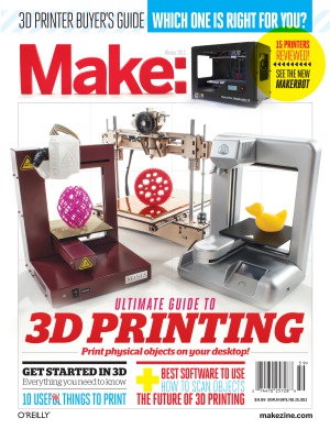 خرید و دانلود نسخه کامل کتاب Make Ultimate Guide to 3D Printing