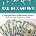 خرید و دانلود نسخه کامل کتاب Manifest $3K in 3 Weeks: The Uncensored Guide for Unlocking Massive Abundance & Allowing Money to Flow to You Quickly. Kindle Edition –  +  PDF
