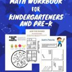 خرید و دانلود نسخه کامل کتاب Math Workbook for Kindergarteners and PreK Worksheets and Games –  +  PDF
