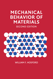 خرید و دانلود نسخه کامل کتاب Mechanical Behavior of Materials – Hosford – 2e Soultion Manual