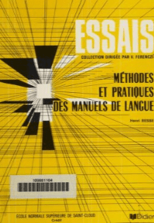 خرید و دانلود نسخه کامل کتاب Méthode et pratique des manuels de langue –  Pdf