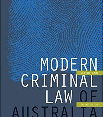 خرید و دانلود نسخه کامل کتاب Modern Criminal Law of Australia (2nd Edition) –  +  pdf