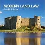 خرید و دانلود نسخه کامل کتاب Modern Land Law (12th Edition) –  PDF