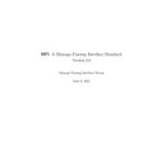 خرید و دانلود نسخه کامل کتاب MPI: A Message-Passing Interface Standard
