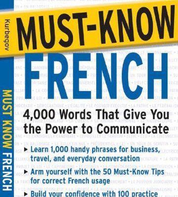 خرید و دانلود نسخه کامل کتاب Must know French: the 4,000 words that give you the power to communicate –  PDF