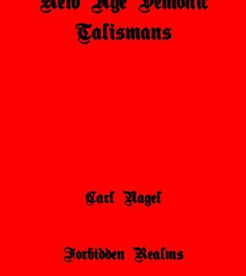 خرید و دانلود نسخه کامل کتاب New Age Demonic Talismans – + pdf
