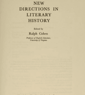 خرید و دانلود نسخه کامل کتاب New directions in literary history –  Pdf