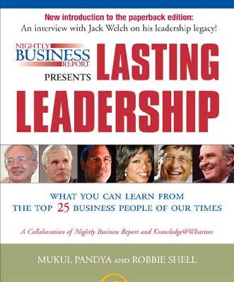 خرید و دانلود نسخه کامل کتاب Nightly Business Report Presents Lasting Leadership: What You Can Learn from the Top 25 Business People of our Times –  PDF