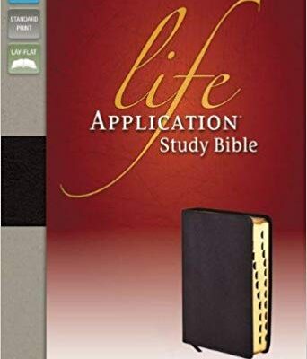 خرید و دانلود نسخه کامل کتاب NIV, Life Application Study Bible, Bonded Leather, Burgundy, Indexed, Red Letter Edition