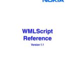خرید و دانلود نسخه کامل کتاب Nokia. WML Script Reference. Version 1.1
