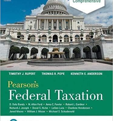 خرید و دانلود نسخه کامل کتاب Pearson’s Federal Taxation 2018 Comprehensive (31st Edition) BY Pope –  Pdf