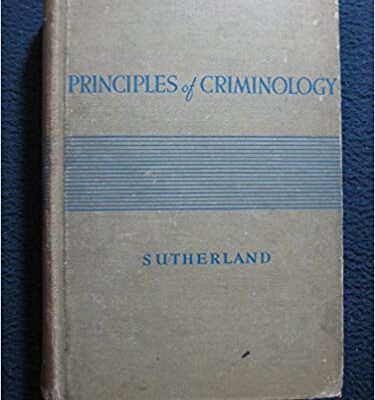 خرید و دانلود نسخه کامل کتاب Principles of Criminology (4th edition)