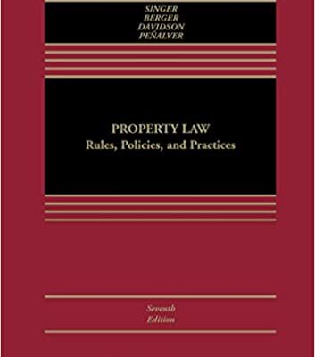 خرید و دانلود نسخه کامل کتاب Property Law:  Rules, Policies, and Practices (7th Edition) –  +  Pdf