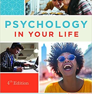 خرید و دانلود نسخه کامل کتاب Psychology in Your Life (4th Edition) –  +  Pdf