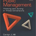 خرید و دانلود نسخه کامل کتاب Public Management: Thinking and Acting in Three Dimensions (2nd Edition) –  PDF