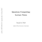 خرید و دانلود نسخه کامل کتاب Quantum Computing: Lecture Notes