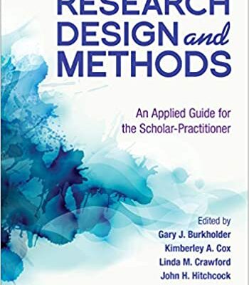 خرید و دانلود نسخه کامل کتاب Research Design and Methods:  An Applied Guide for the Scholar-Practitioner[2019] –  +  pdf