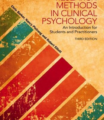 خرید و دانلود نسخه کامل کتاب Research methods in clinical psychology: an introduction for students and practitioners (3red Edition) –  Pdf