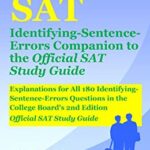 خرید و دانلود نسخه کامل کتاب SAT Identifying-Sentence-Errors Companion to the Official SAT Study Guide: Explanations for All 180 Identifying –  +  PDF