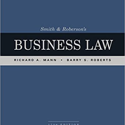 خرید و دانلود نسخه کامل کتاب Smith and Roberson’s Business Law (17th Edition) –  PDF