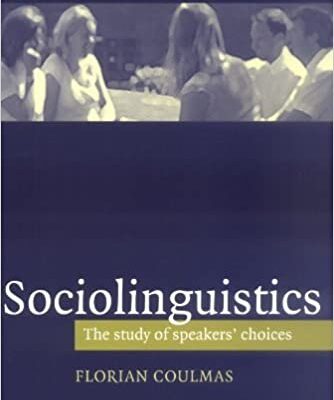 خرید و دانلود نسخه کامل کتاب Sociolinguistics: The Study of Speakers’ Choices –  PDF