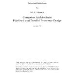 خرید و دانلود نسخه کامل کتاب Solutions manual to Computer Architecture Pipelined and Parallel Processor Design