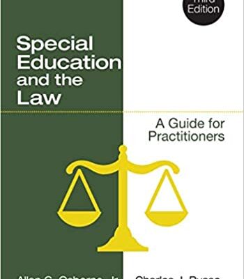 خرید و دانلود نسخه کامل کتاب Special Education and the Law: A Guide for Practitioners (3rd Edition) –  PDF