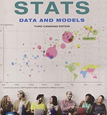 خرید و دانلود نسخه کامل کتاب STATS:  DATA AND MODELS, THIRD CANADIAN EDITION