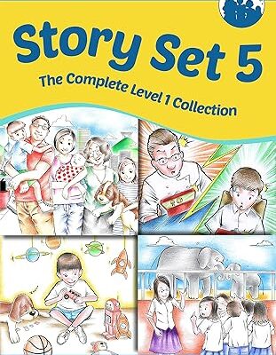 خرید و دانلود نسخه کامل کتاب Story Set 5. Level 1. Books 1-12 (Lee Family Series Book 41) –  PDF