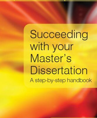 خرید و دانلود نسخه کامل کتاب Succeeding with you Master’s Dissertation – PDF
