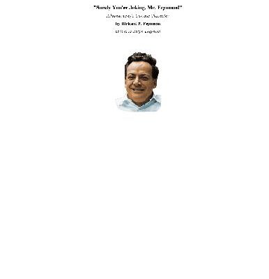 خرید و دانلود نسخه کامل کتاب Surely you’re joking, Mr. Feynman (bad typesetting) –  PDF