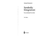 خرید و دانلود نسخه کامل کتاب Symbolic Integration I: Transcendental Functions