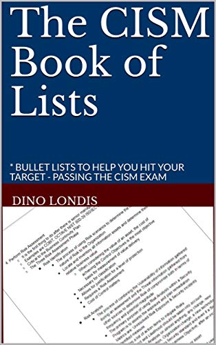 خرید و دانلود نسخه کامل کتاب The CISM Book of Lists: * BULLET LISTS TO HELP YOU HIT YOUR TARGET – PASSING THE CISM EXAM – + pdf_683ec7b730b0b.jpeg خرید و دانلود نسخه کامل کتاب The CISM Book of Lists: * BULLET LISTS TO HELP YOU HIT YOUR TARGET – PASSING THE CISM EXAM – + pdf