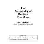 خرید و دانلود نسخه کامل کتاب The Complexity of Boolean Functions (Wiley-Teubner series in computer science)