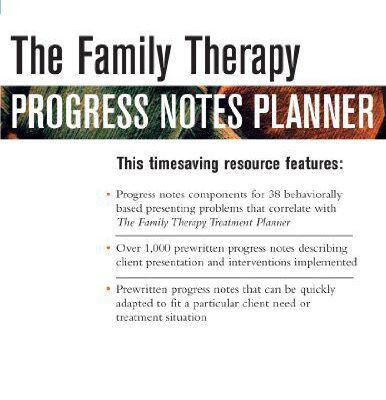 خرید و دانلود نسخه کامل کتاب The Family Therapy Progress Notes Planner (Practice Planners) –  PDF
